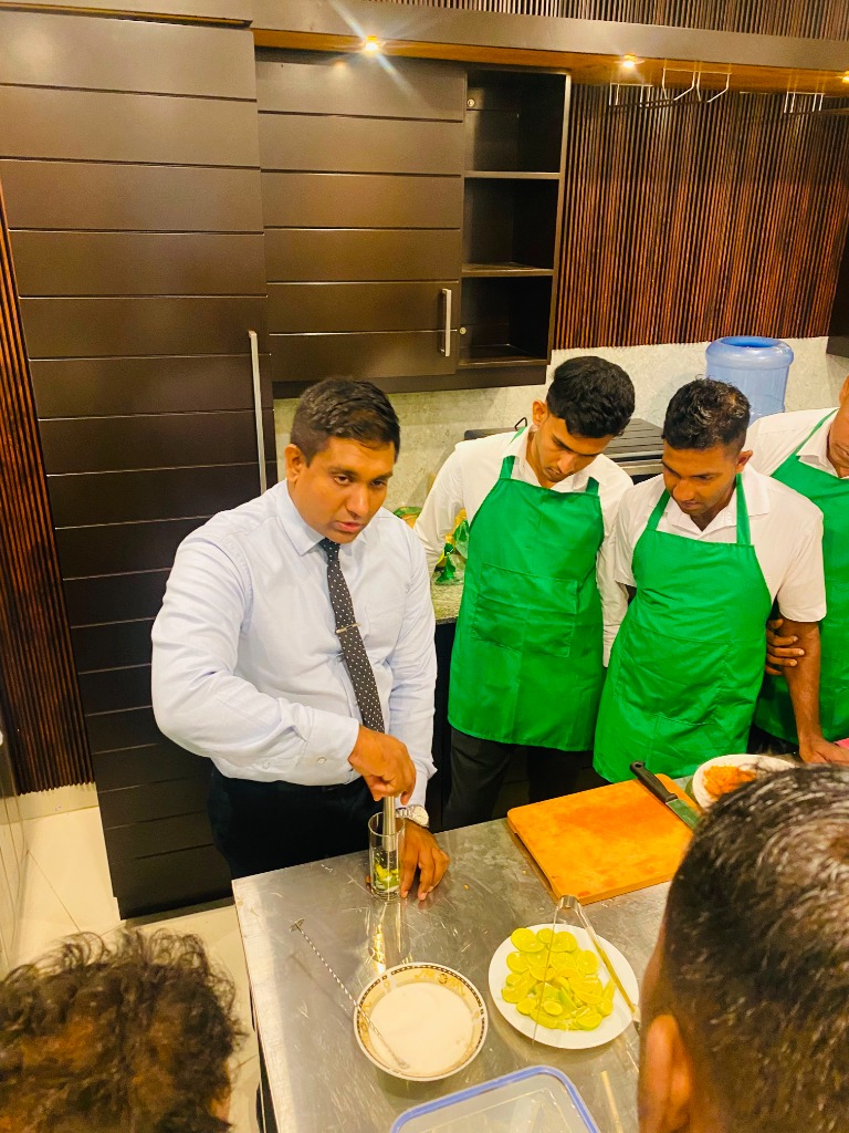 Real Barista & Bartender mixology training session at Global Hospitality Training Academy